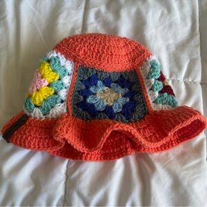 Colorful crochet hat